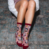 Harry Potter Dobby is Free Shimmer Sheer Crew Sock