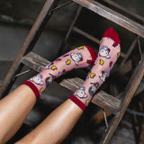 Harry Potter Dobby is Free Shimmer Sheer Crew Sock