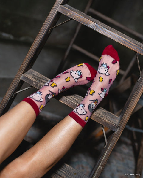Harry Potter Dobby is Free Shimmer Sheer Crew Sock