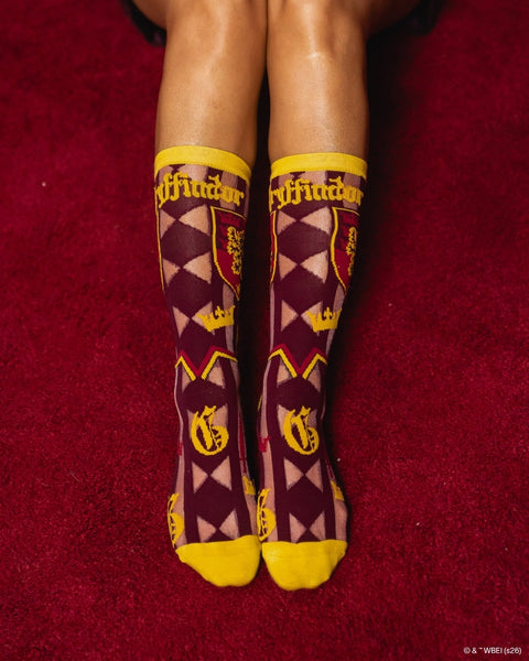 Harry Potter Gryffindor Shimmer Sheer Mid High Sock