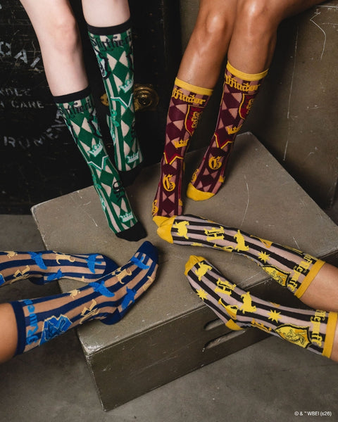 Harry Potter Gryffindor Shimmer Sheer Mid High Sock
