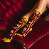 Harry Potter Gryffindor Shimmer Sheer Mid High Sock