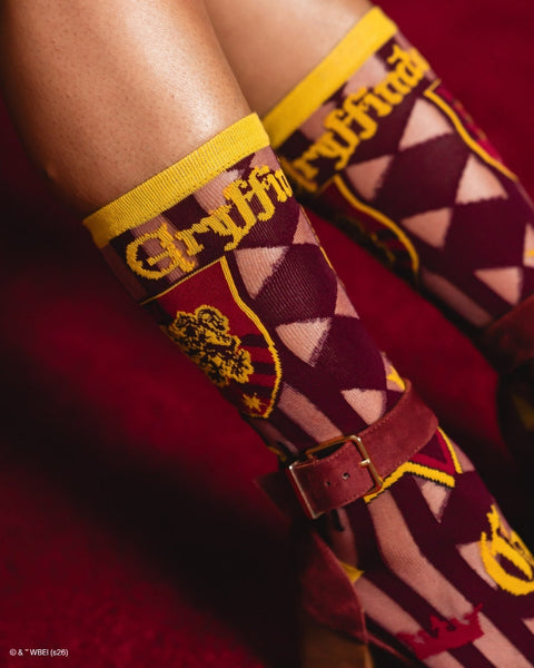 Harry Potter Gryffindor Shimmer Sheer Mid High Sock