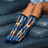 Harry Potter Ravenclaw Shimmer Sheer Mid High Sock