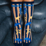 Harry Potter Ravenclaw Shimmer Sheer Mid High Sock
