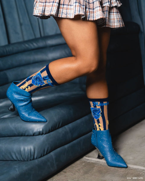 Harry Potter Ravenclaw Shimmer Sheer Mid High Sock