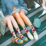 Hitchcock The Birds Sheer Crew Sock