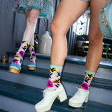 Hitchcock The Birds Sheer Crew Sock