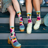 Hitchcock The Birds Sheer Crew Sock