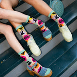 Hitchcock The Birds Sheer Crew Sock