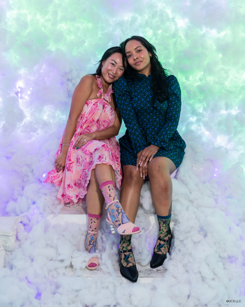 Wicked Glinda & Elphaba Silhouette Sock Bundle