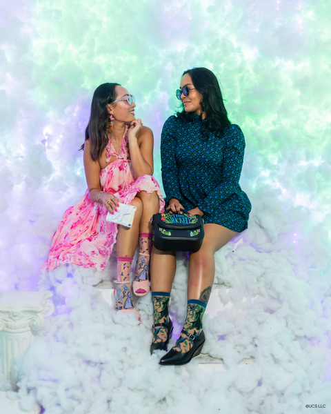 Wicked Glinda & Elphaba Silhouette Sock Bundle