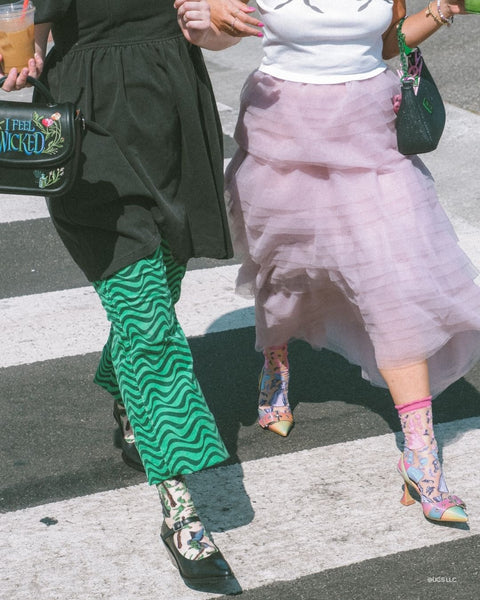 Wicked Glinda & Elphaba Silhouette Sock Bundle