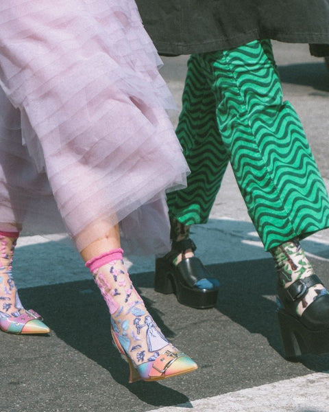 Wicked Glinda & Elphaba Silhouette Sock Bundle