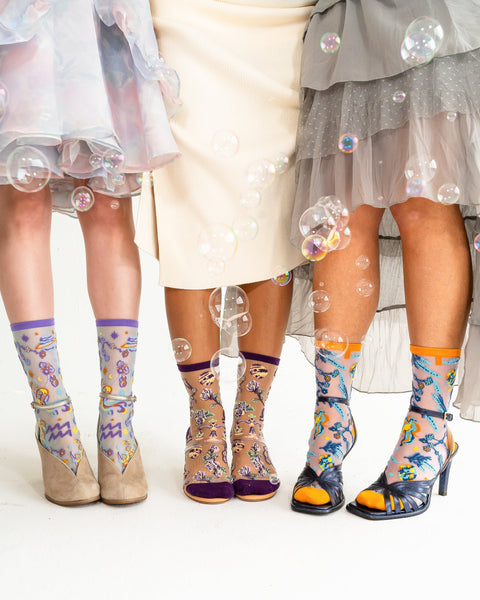 Zodiac Air Signs Sheer Socks Bundle