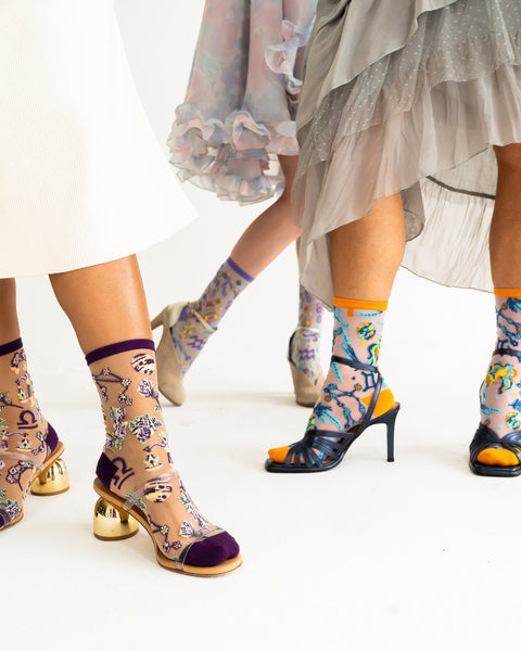 Zodiac Air Signs Sheer Socks Bundle