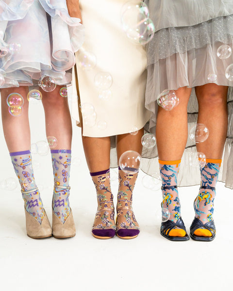 Zodiac Air Signs Sheer Socks Bundle