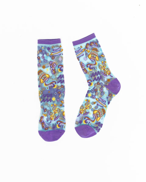 Zodiac Air Signs Sheer Socks Bundle
