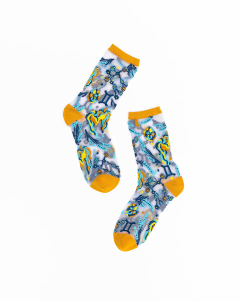Zodiac Air Signs Sheer Socks Bundle
