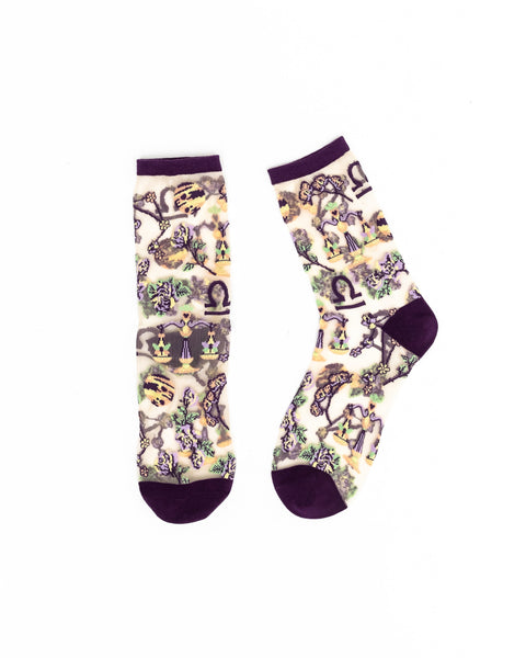 Zodiac Air Signs Sheer Socks Bundle