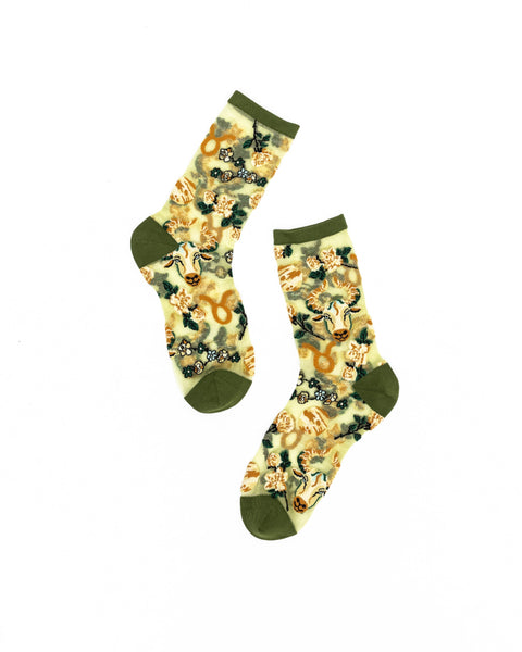 Zodiac Earth Signs Sheer Socks Bundle