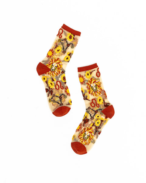 Zodiac Fire Signs Sheer Socks Bundle