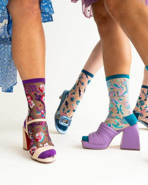 Zodiac Water Signs Sheer Socks Bundle