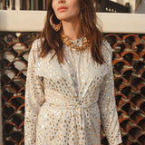 Nathaly Twist Dress in Solar Flare