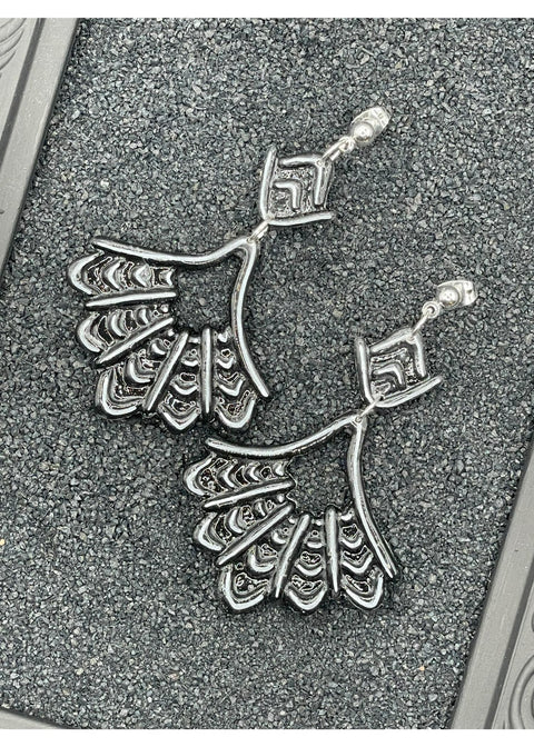 Salem Spider Web Dangly Earrings