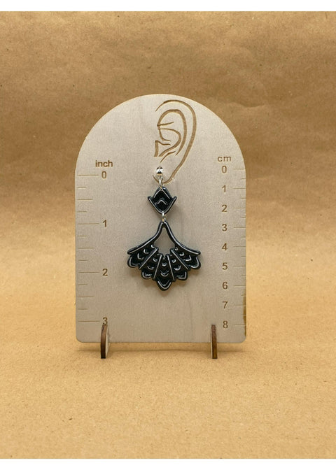 Salem Spider Web Dangly Earrings