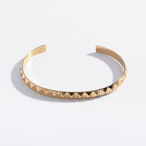 Pyramid Spike Cuff Bracelet