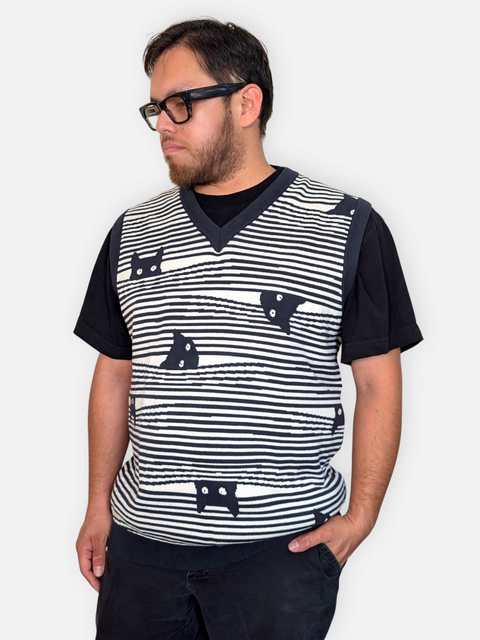 Striped Catastrophe Sweater Vest