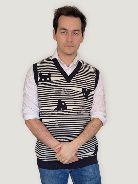 Striped Catastrophe Sweater Vest