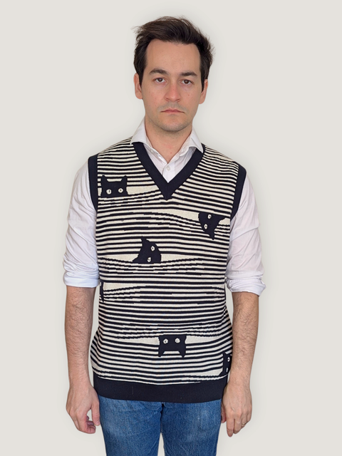 Striped Catastrophe Sweater Vest