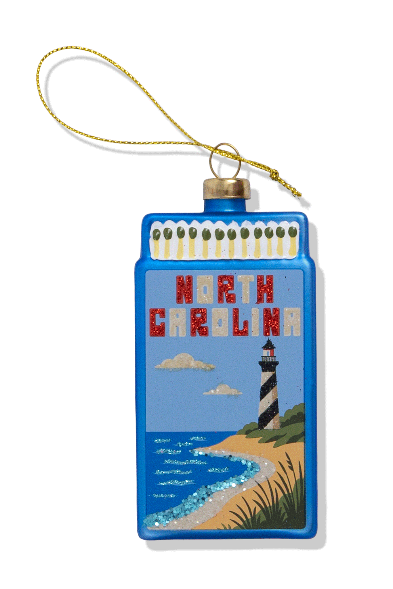 Matchbook Ornament - North Carolina