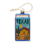 Matchbook Ornament - Texas