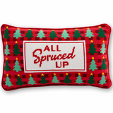 Needlepoint Pillow - All Spruced Up