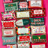 Needlepoint Pillow - Dear Santa before I explain..