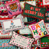 Needlepoint Pillow - Bah Humbug