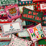 Needlepoint Pillow - Merry Christmas Ya Filthy Animal