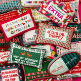 Needlepoint Pillow - Tis the Season to Be Extra