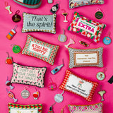 Needlepoint Pillow - Don't Get Your Tinsel in a Tangle