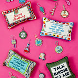 Needlepoint Pillow - Mahjong Forever Housework Never
