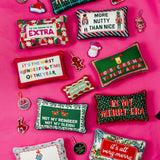 Needlepoint Pillow - More Nutty Than Nice