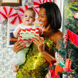 Mini Needlepoint Pillow - Santa Baby