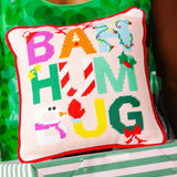 Needlepoint Pillow - Bah Humbug