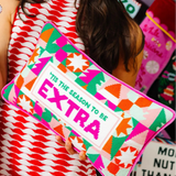 Needlepoint Pillow - Tis the Season to Be Extra