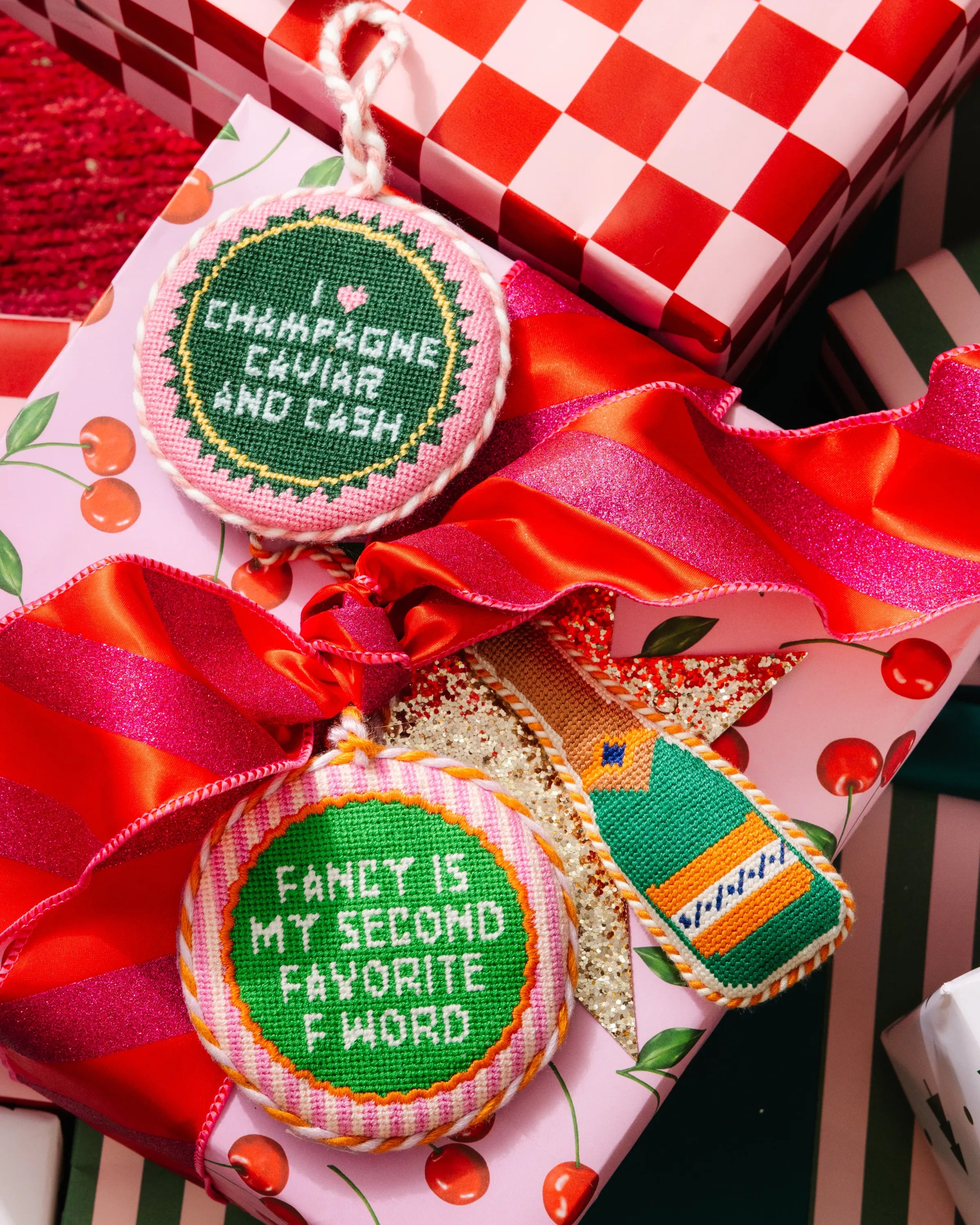 Needlepoint Ornament - Favorite F Word