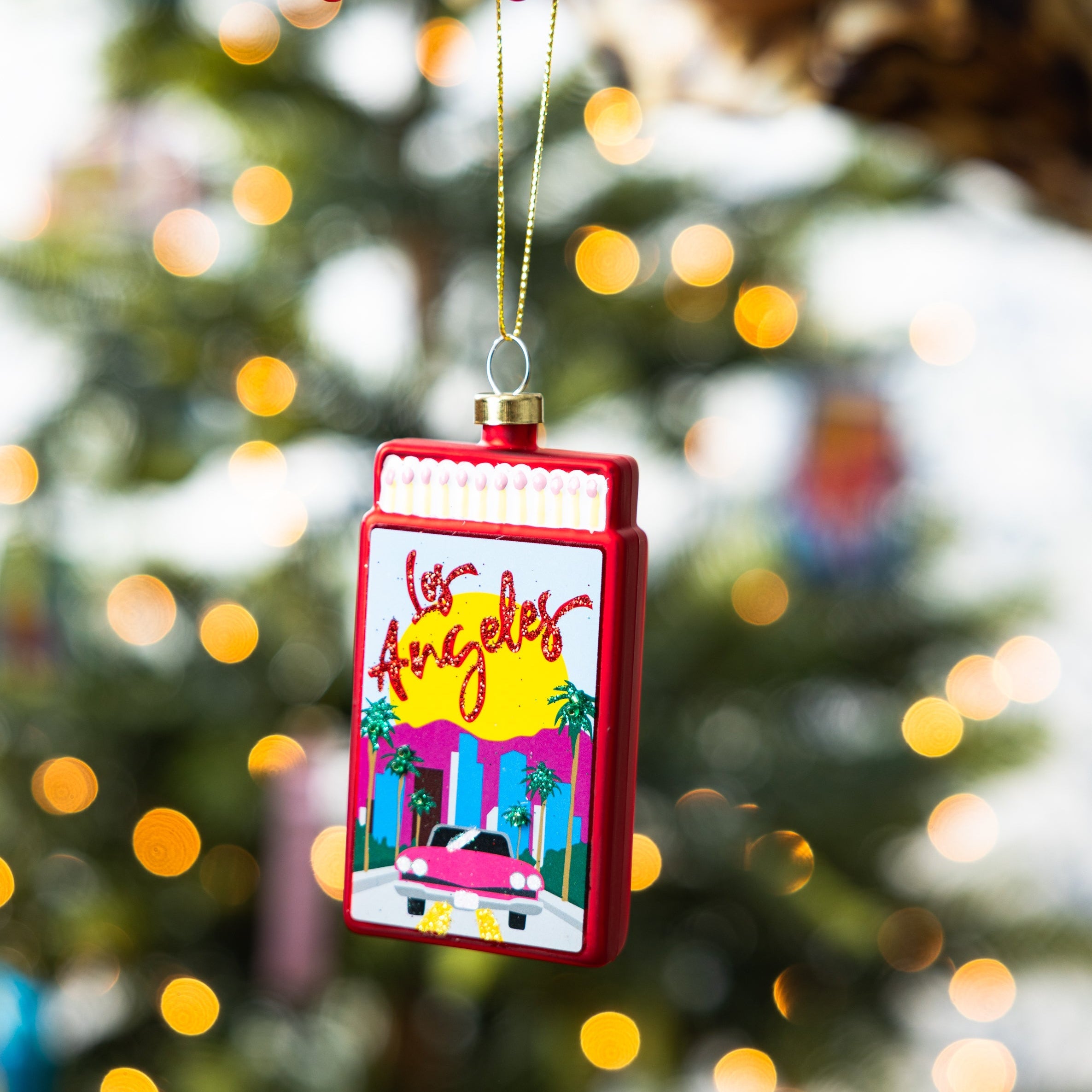 Matchbook Ornament - Los Angeles