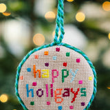 Needlepoint Ornament - Holigays